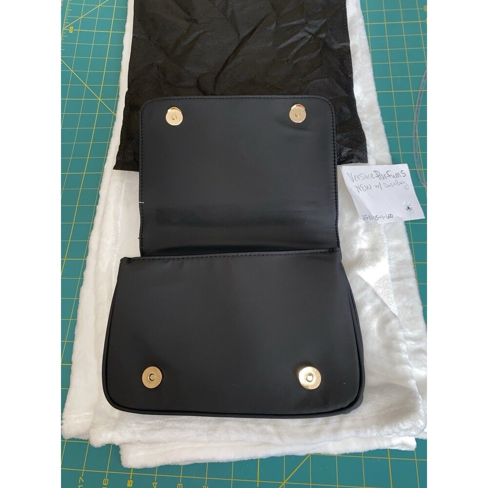 Versace Parfums Black Gold Shoulder Crossbody Bag + Dustbag - Picture 10 of 15